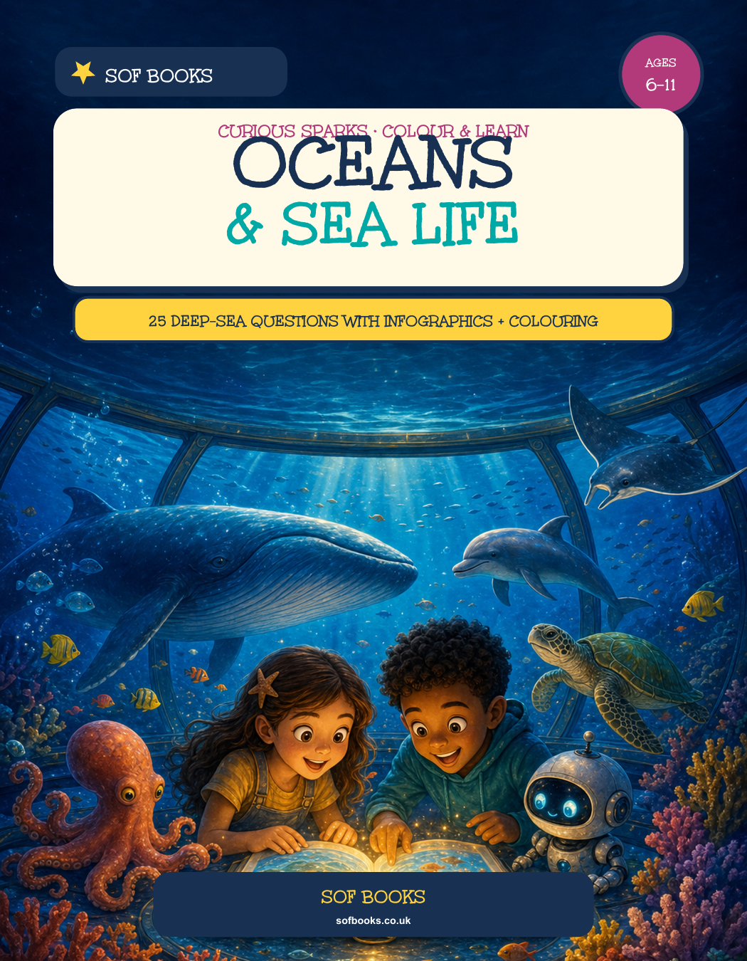 Oceans & Sea Life cover by SOF Books